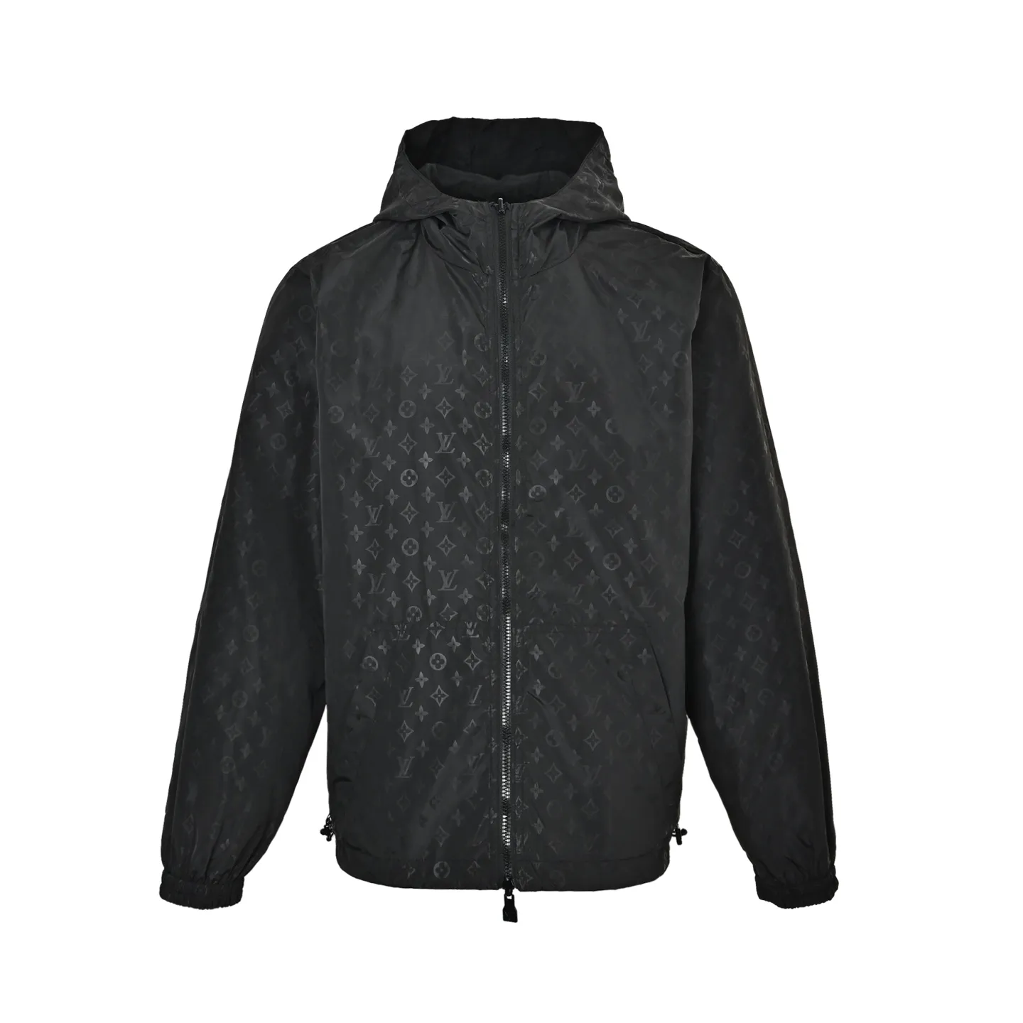 Louis Vuitton/Louis Vuitton leather stamp logo dark pattern jacquard double-sided jacket